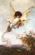 Julius Kronberg Cupid with a Bow oil painting artist